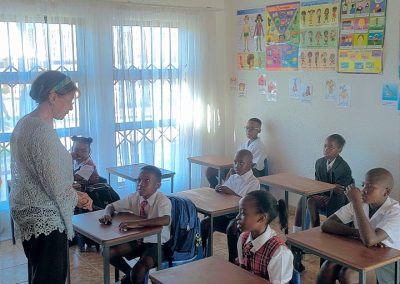 St Future Private Academy 5 teacher in classroom in Kimberley 2024