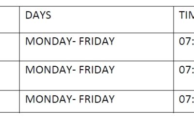 School Hours at St. Future Private Academy